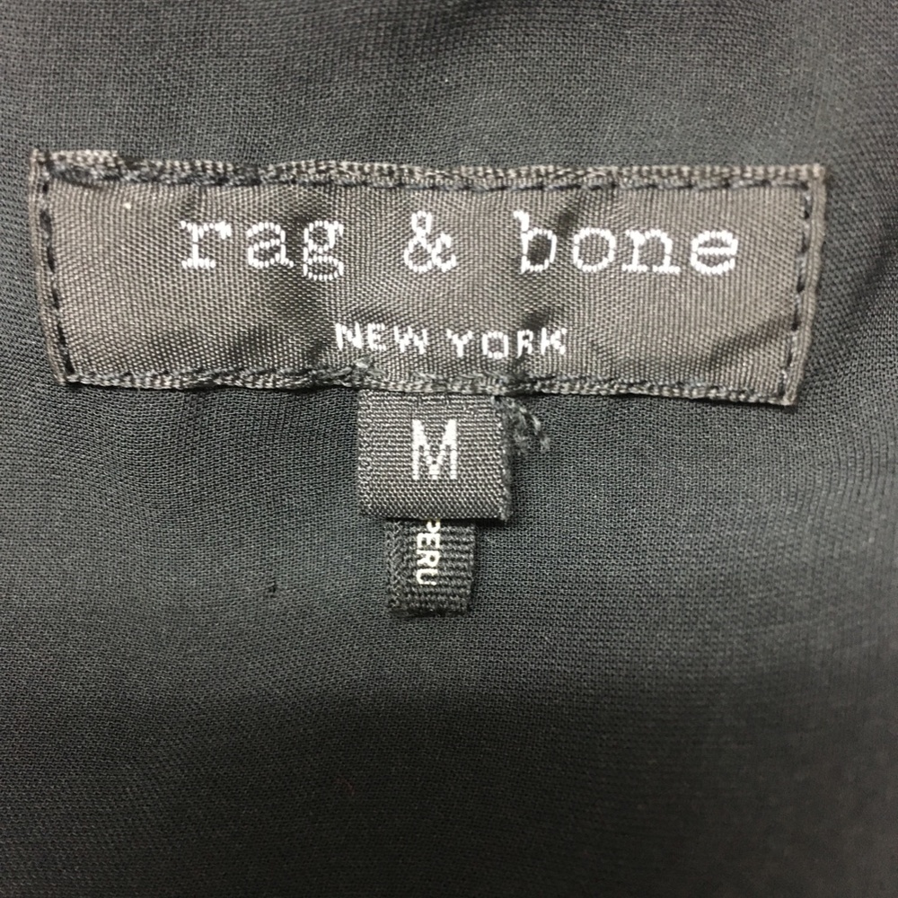 Rag & Bone Black Double Layer Layered Tank Midi D… - image 3